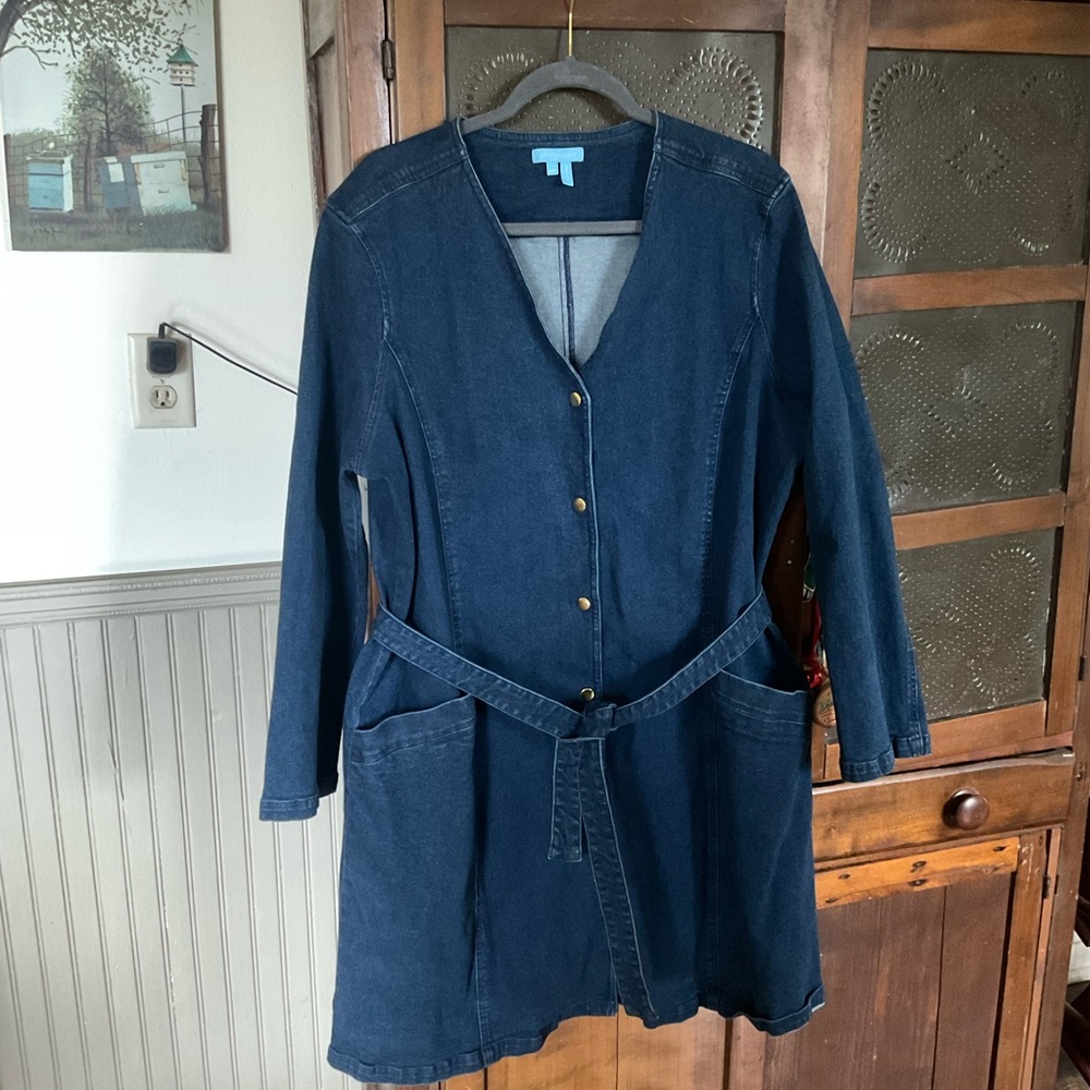 Draper James Denim Jean Jacket XXL